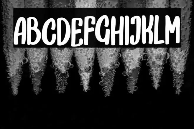 EabighFREE Font examples