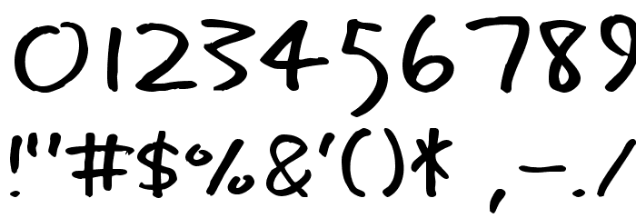 Eager Naturalist Font OTHER CHARS