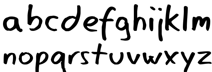 Eager Naturalist Font LOWERCASE