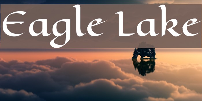 Eagle Lake Font examples