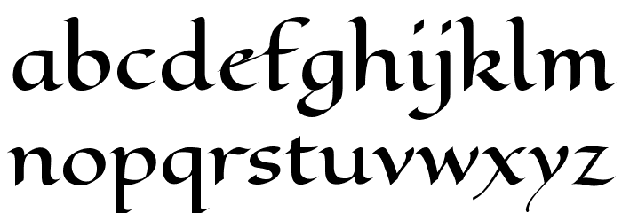Eagle Lake Font LOWERCASE