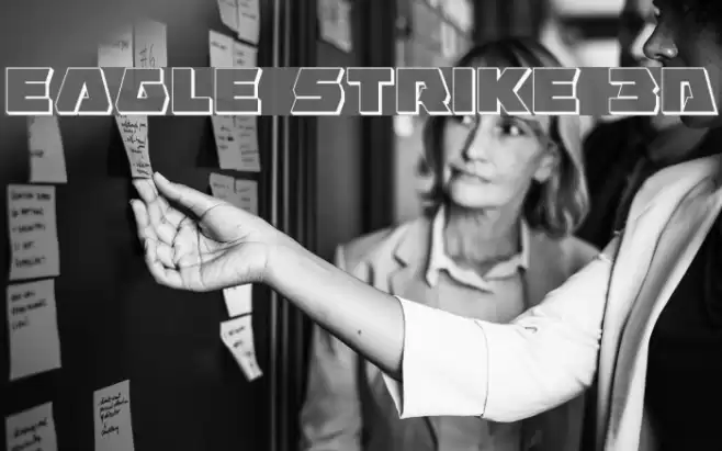 Eagle Strike 3D Schriftart examples
