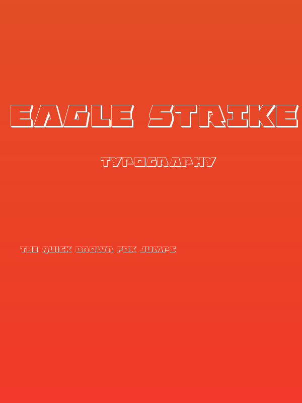Eagle Strike 3D Poster