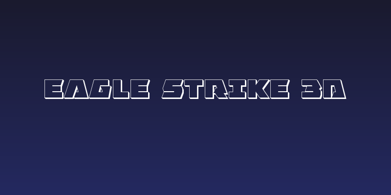 Eagle Strike 3D Social Header