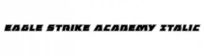 Eagle Strike Academy Italic  Fuentes Gratis Descargar