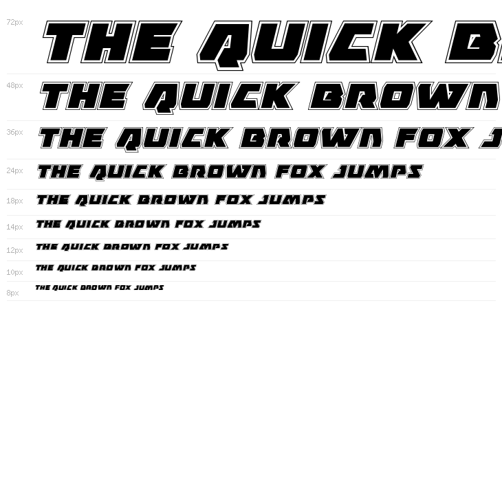 Eagle Strike Academy Italic Waterfall