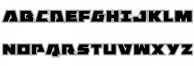 Eagle Strike Academy Schriftart Groß