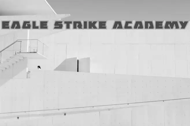 Eagle Strike Academy フォント examples