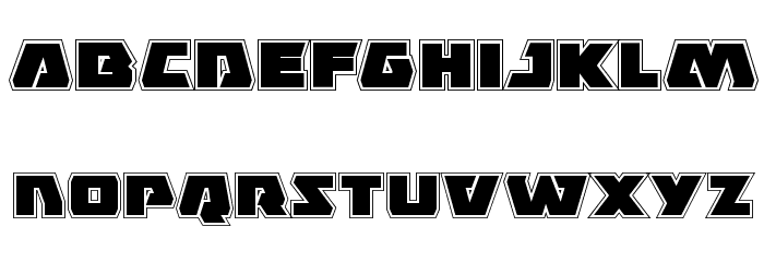 Eagle Strike Academy Font LOWERCASE