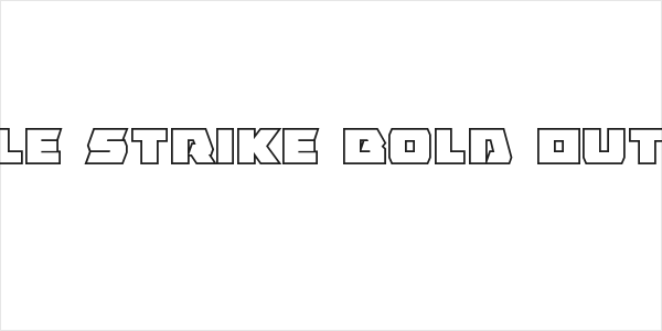 Eagle Strike Bold Outline Logo