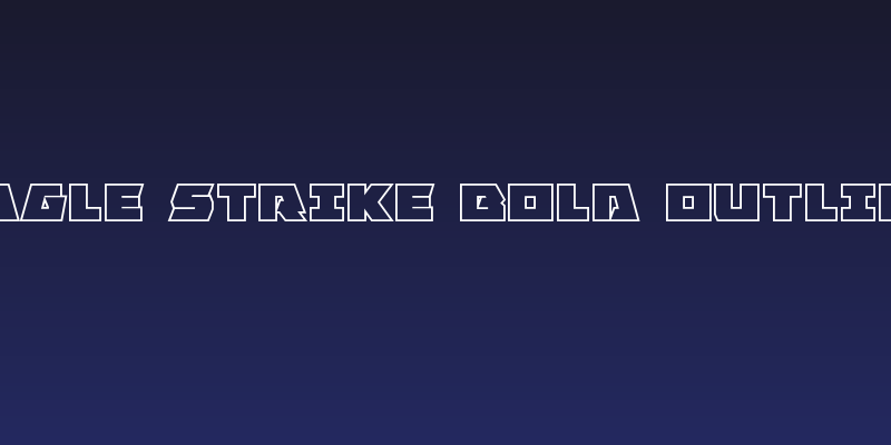 Eagle Strike Bold Outline Social Header