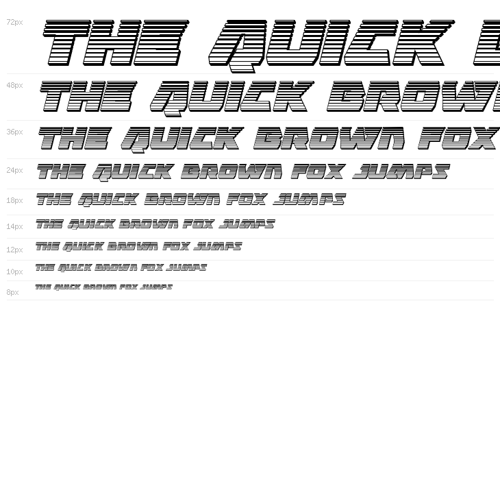 Eagle Strike Chrome Italic Waterfall