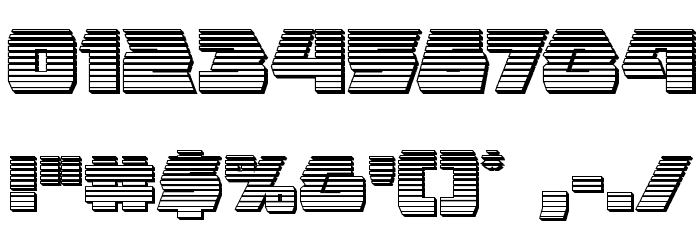 Eagle Strike Chrome Font OTHER CHARS