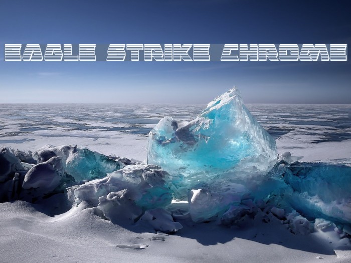 Eagle Strike Chrome Font examples