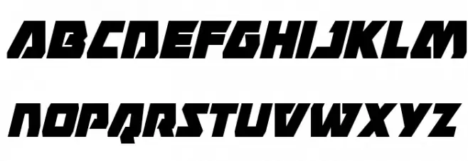 Eagle Strike Condensed Italic Fuentes MINÚSCULAS