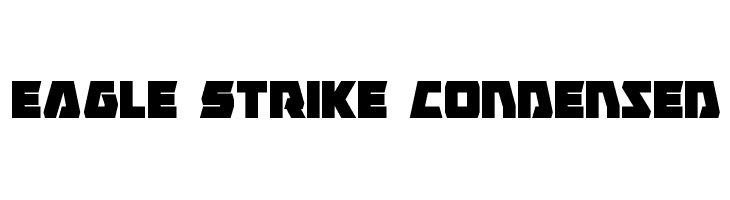 Eagle Strike Condensed फ़ॉन्ट