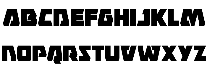 Eagle Strike Condensed Font LOWERCASE