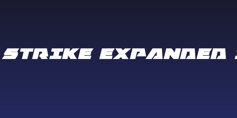Eagle Strike Expanded Italic Social Header