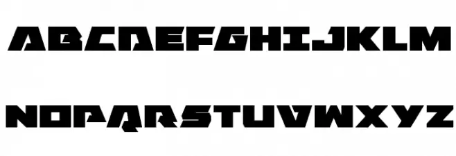 Eagle Strike Expanded Font Litere mari