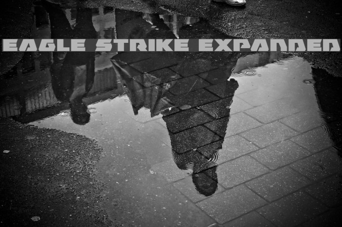 Eagle Strike Expanded Font examples