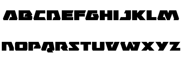 Eagle Strike Expanded Font LOWERCASE