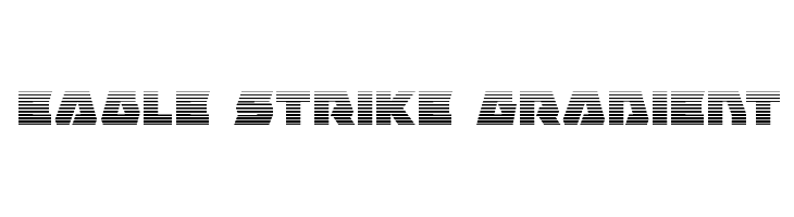 Eagle Strike Gradient फ़ॉन्ट