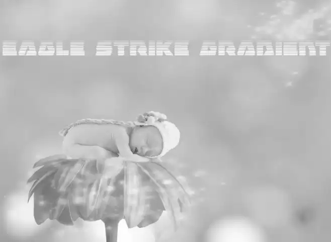 Eagle Strike Gradient Font examples