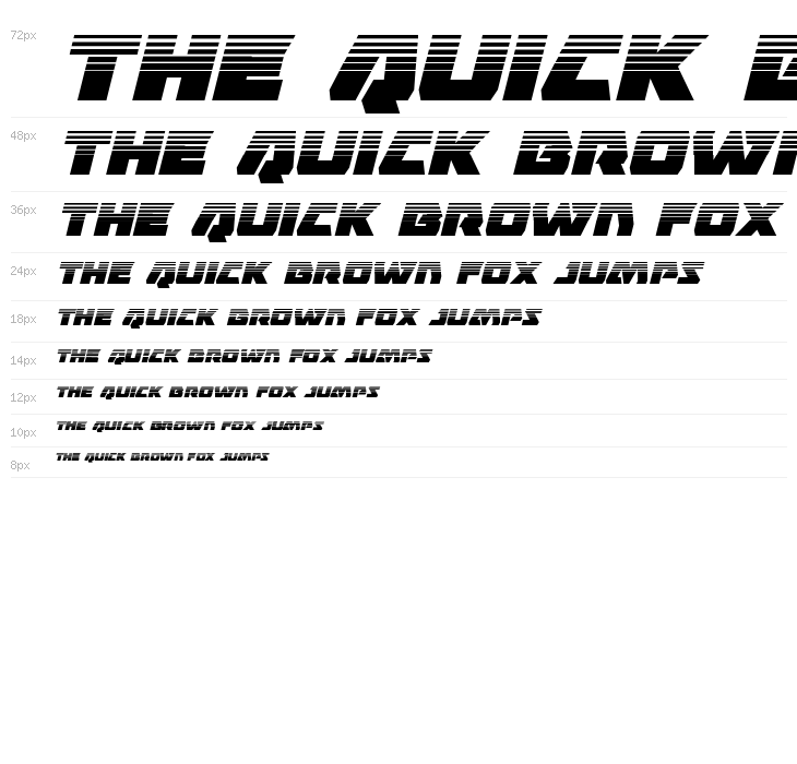 Eagle Strike Halftone Italic Waterfall