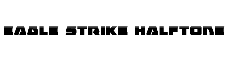 Eagle Strike Halftone फ़ॉन्ट