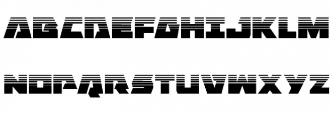 Eagle Strike Halftone Font Litere mari