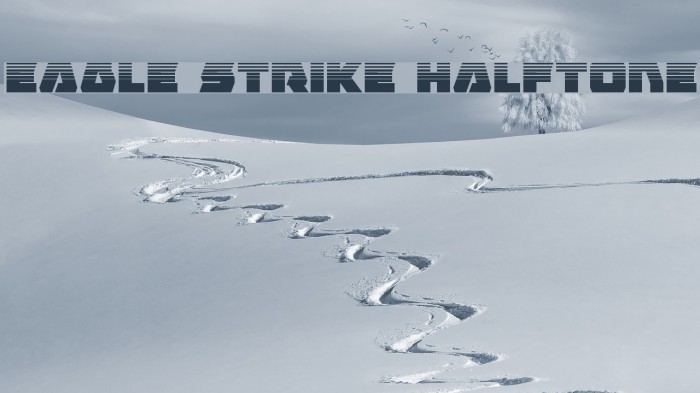 Eagle Strike Halftone फ़ॉन्ट examples
