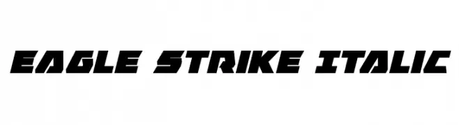 Eagle Strike Italic  नि: शुल्क फ़ॉन्ट्स डाउनलोड