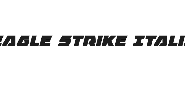 Eagle Strike Italic Logo