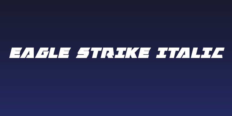 Eagle Strike Italic Social Header