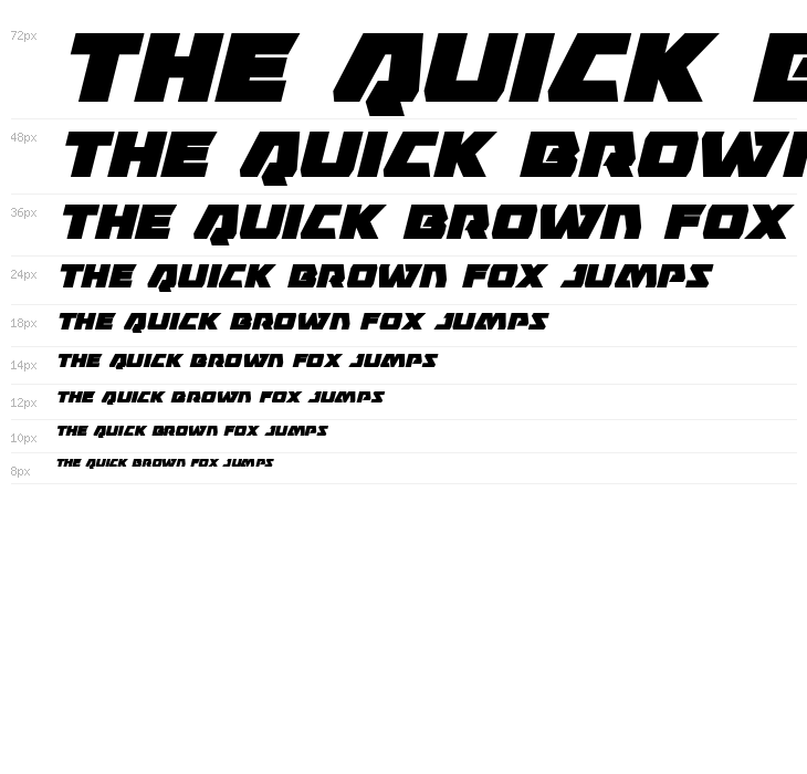 Eagle Strike Italic Waterfall