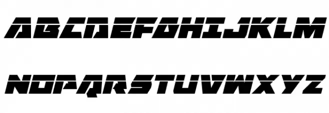 Eagle Strike Laser Italic Polices MAJUSCULES
