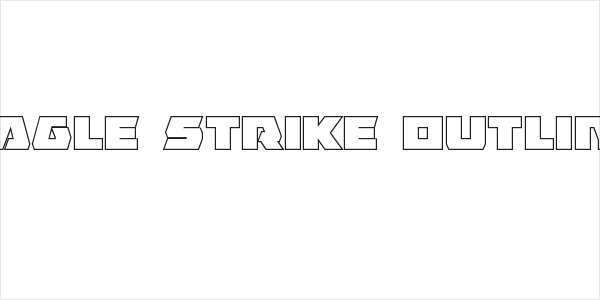 Eagle Strike Outline Logo
