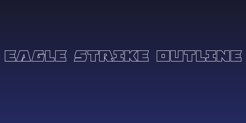 Eagle Strike Outline Social Header