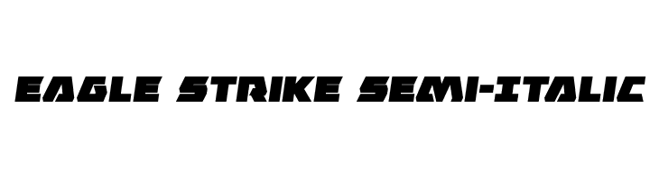 Eagle Strike Semi-Italic  नि: शुल्क फ़ॉन्ट्स डाउनलोड