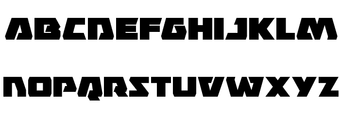 Eagle Strike Font LOWERCASE