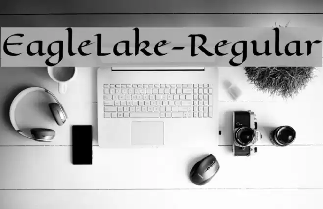 EagleLake-Regular Font examples