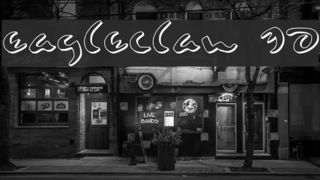 Eagleclaw 3D Font examples