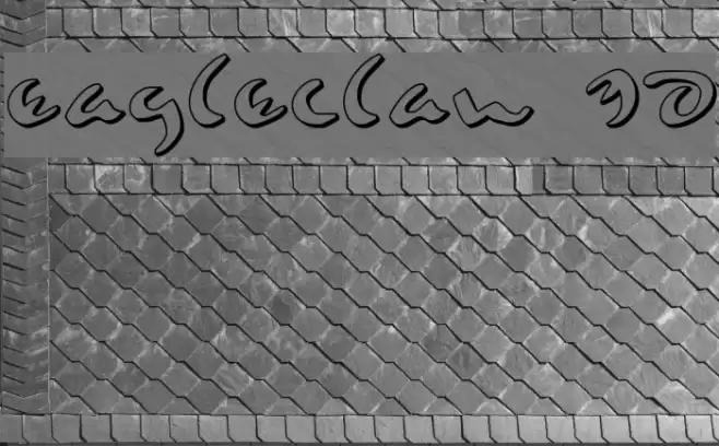 Eagleclaw 3D Font examples