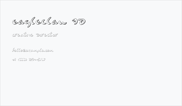 Eagleclaw 3D Business Card