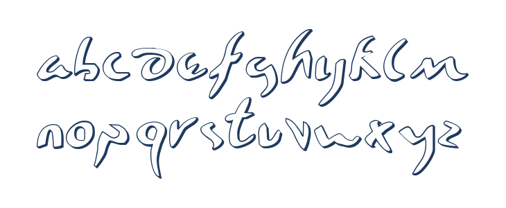 Eagleclaw 3D Lowercase