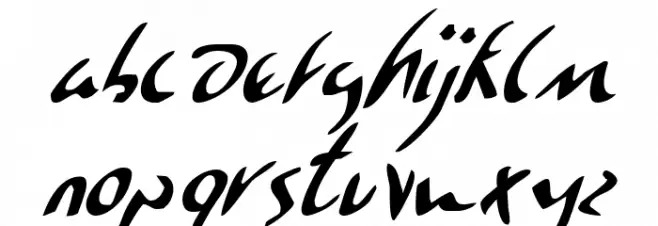 Eagleclaw Condensed Italic फ़ॉन्ट अपरकेस