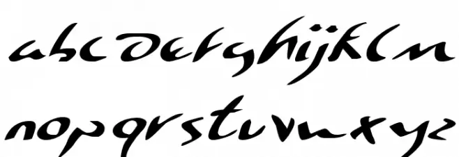 Eagleclaw Expanded Italic 字体 大写