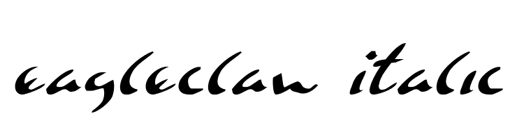 Eagleclaw Italic फ़ॉन्ट