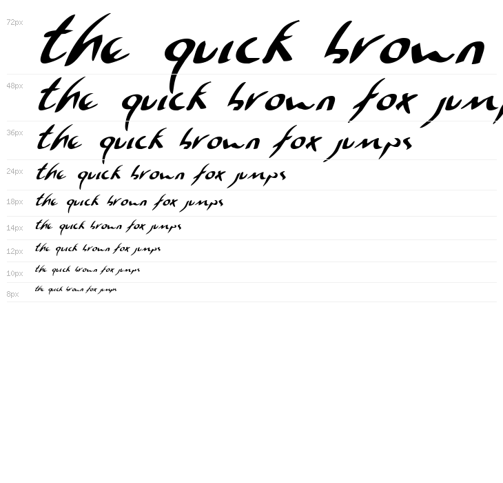 Eagleclaw Italic Waterfall