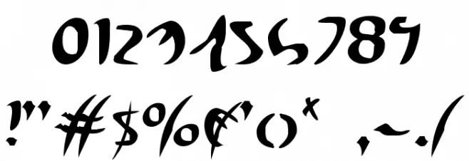 Eagleclaw Font OTHER CHARS